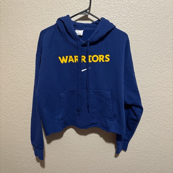 NBA Blue Nike Hoodie Cropped - Picture 1 of 4